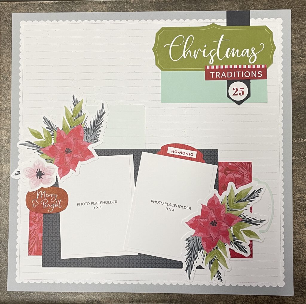 Weihnachtstraditionen - Layout