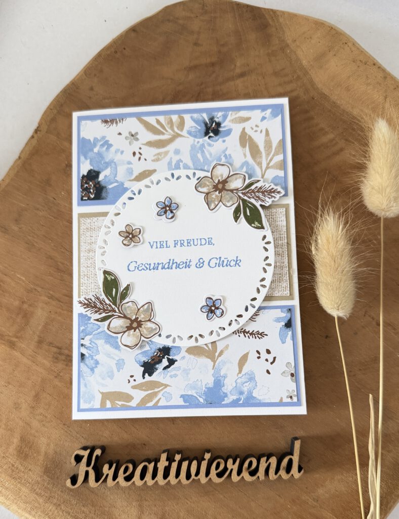 Geburtstagskarte im Frühling